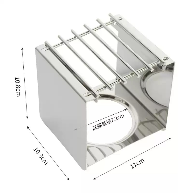 Coffee Equipment For Camping - Suporte Quadrado de Aço Inoxidável para