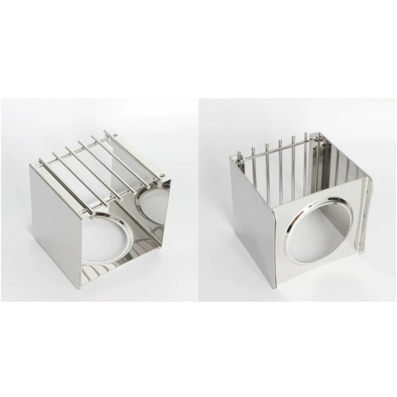 Suporte Quadrado de Aço Inoxid - Coffee Equipment For Camping avaliação e preço