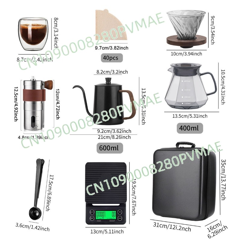 Conjunto de café para preparo  - Coffee Equipment Pour Over avaliação e preço