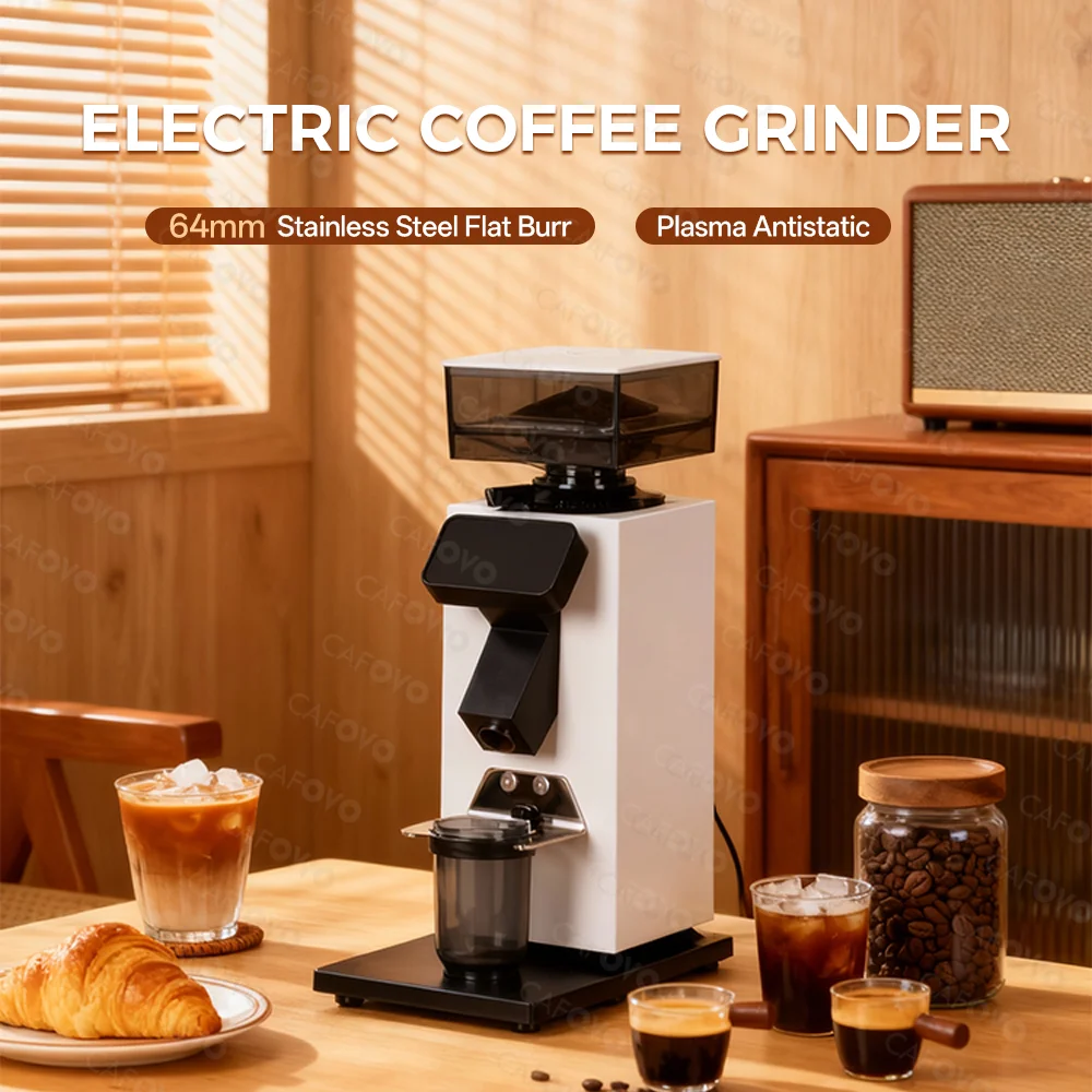 Moedor de Café CAFOVO G964F co - Coffee Grinder Burr Flat avaliação e preço
